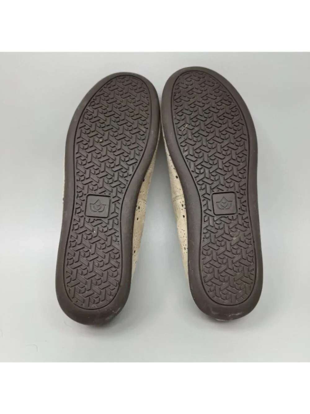 Spenco Women’s Paisley Beige Orthotic Ballet Flats Size 8.5B Comfort Shoes